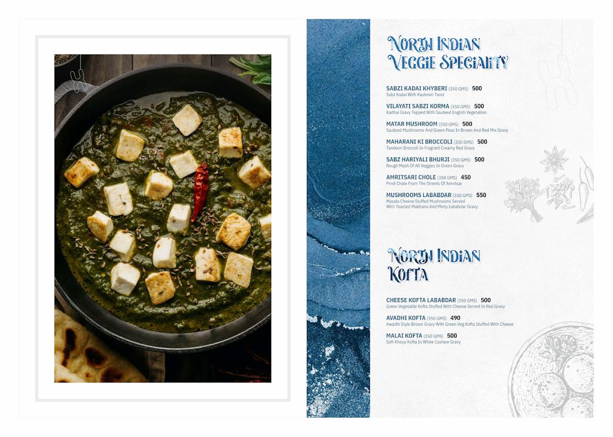 Bizz The Hotel menu