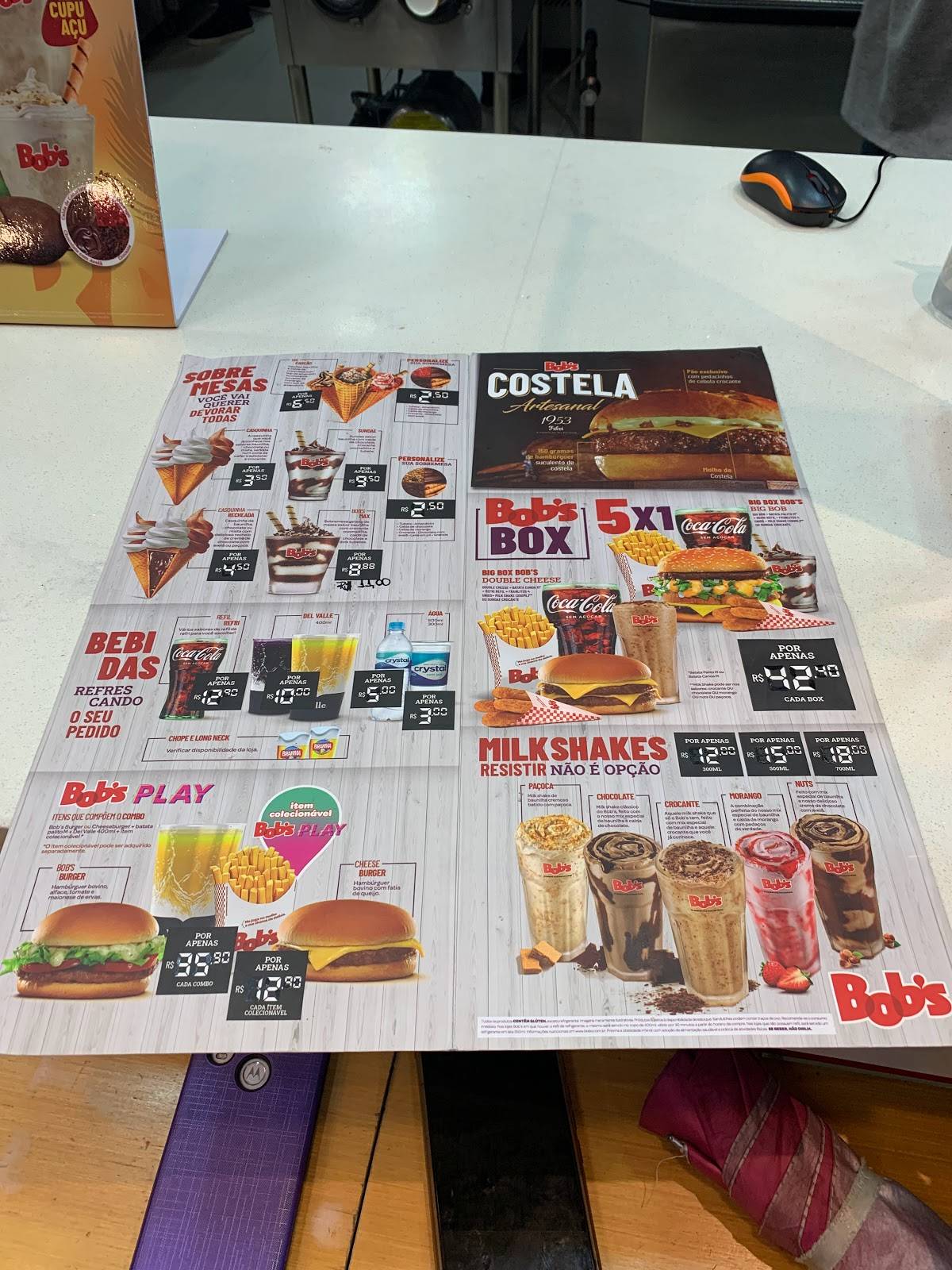 Bob's Burger - Drive Paraíba cardápio