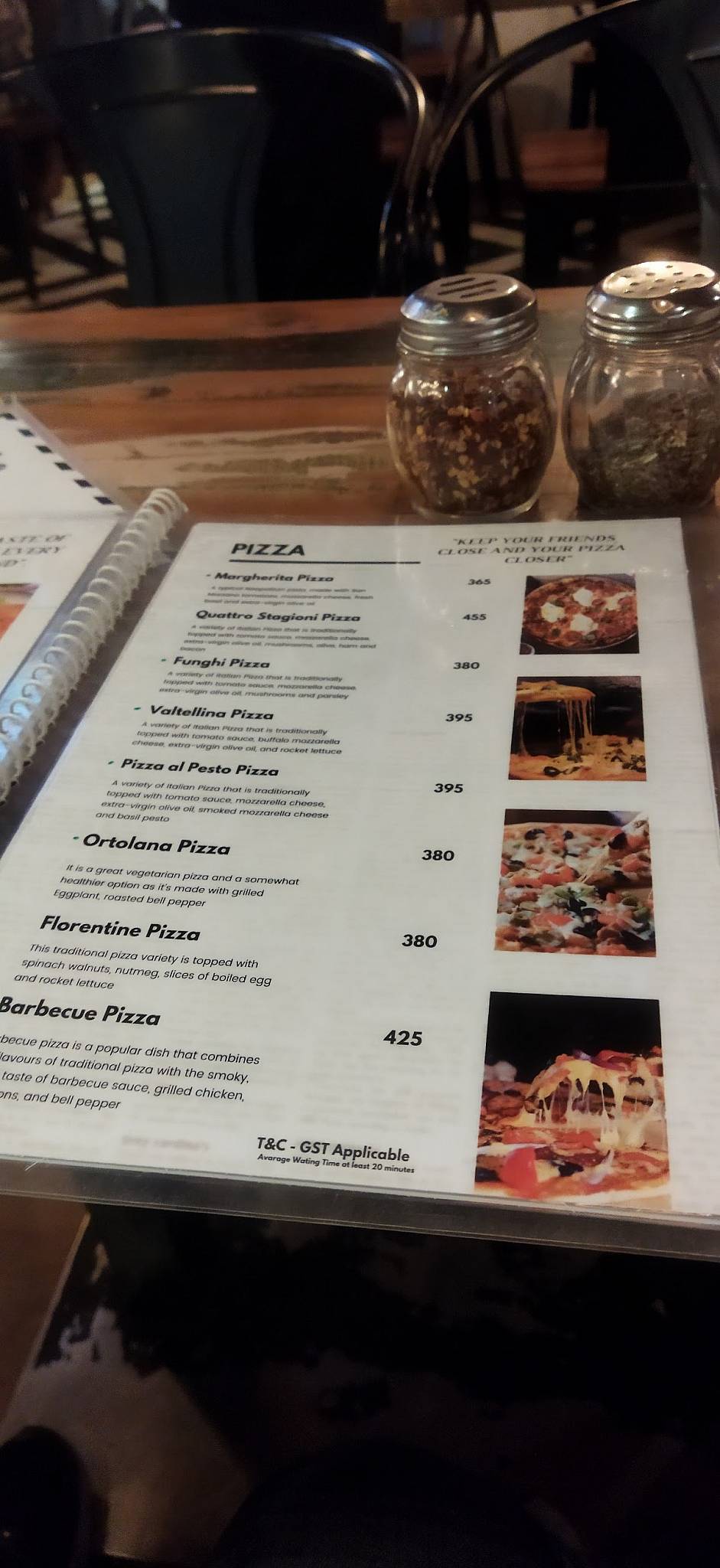 Boho The Ground Cafe menu