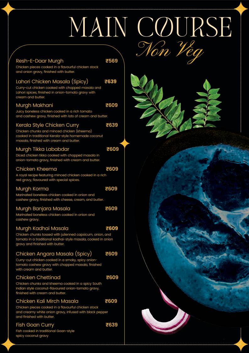 Bombay Bistro menu