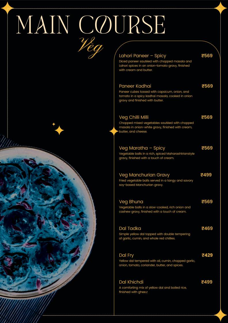 Bombay Bistro menu