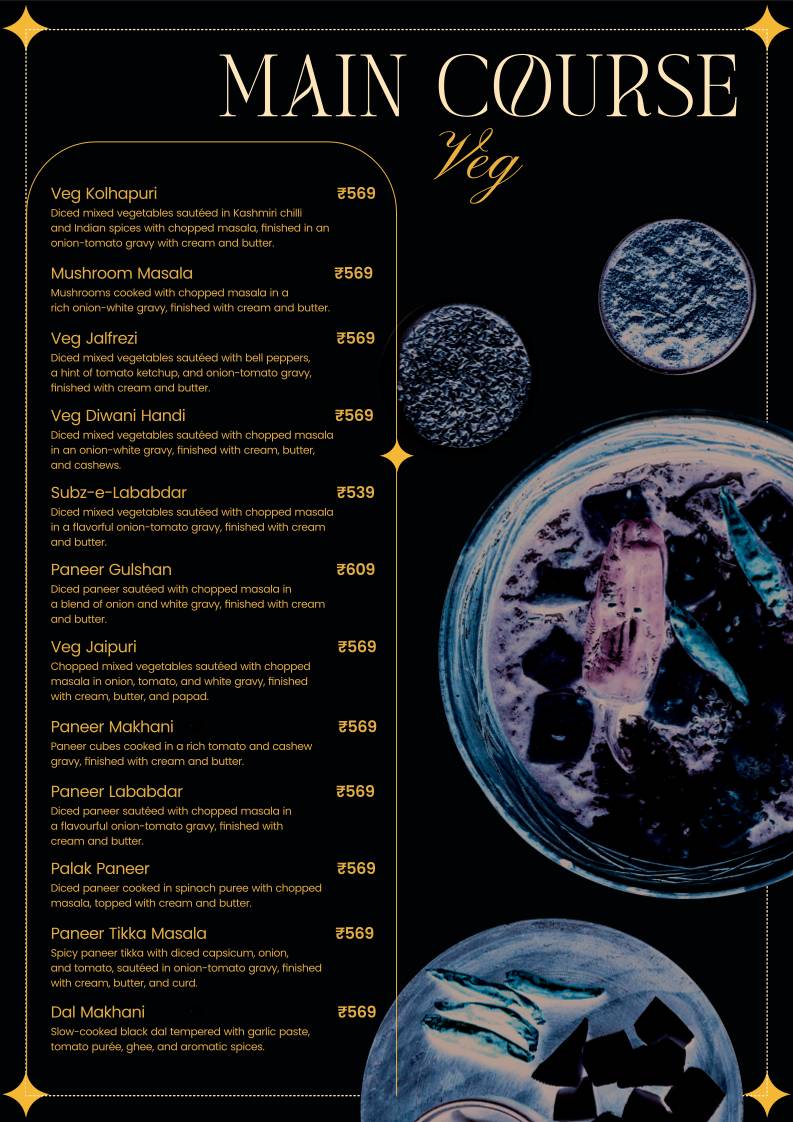 Bombay Bistro menu
