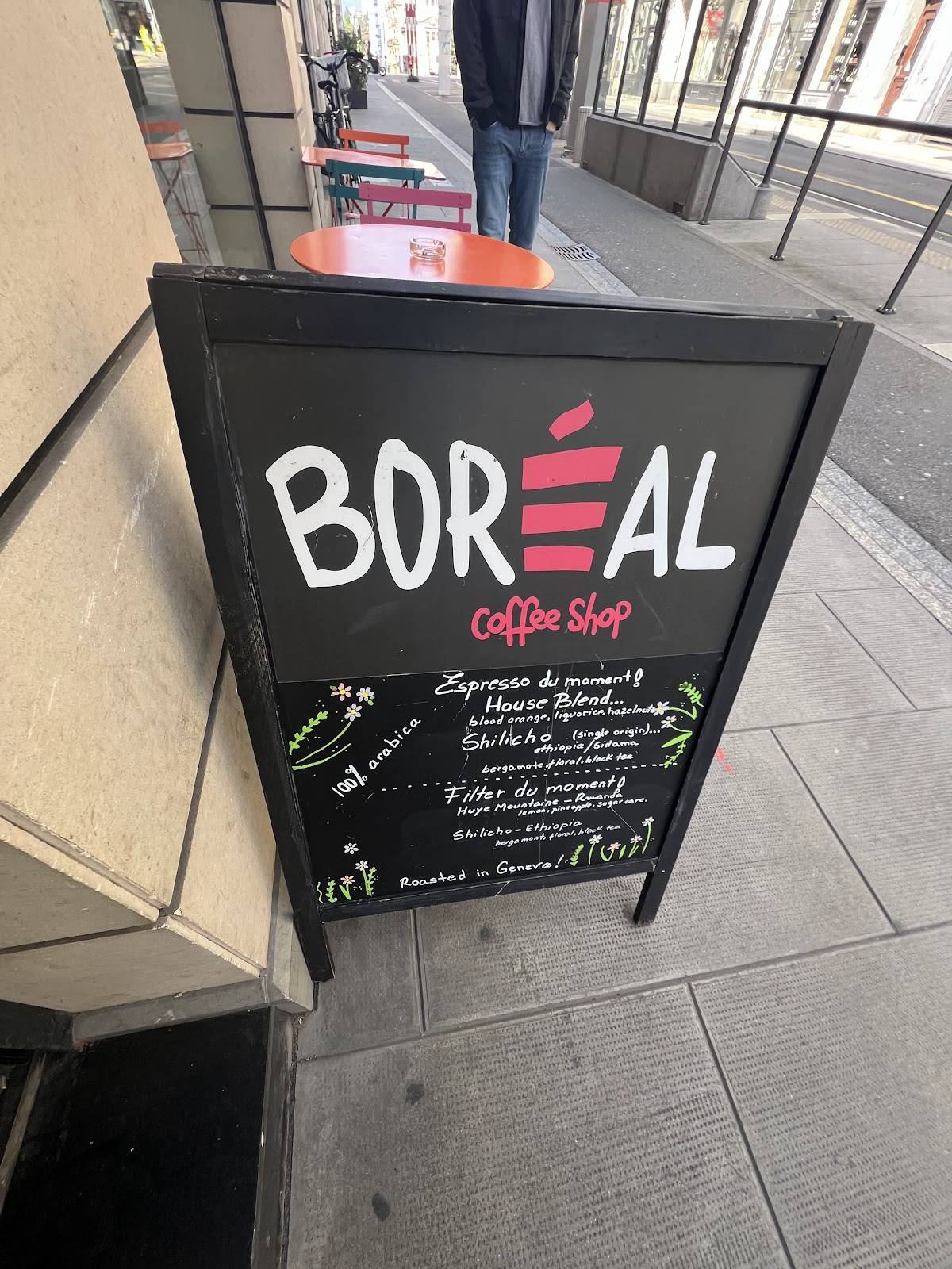 Menu de Boréal Coffee Shop