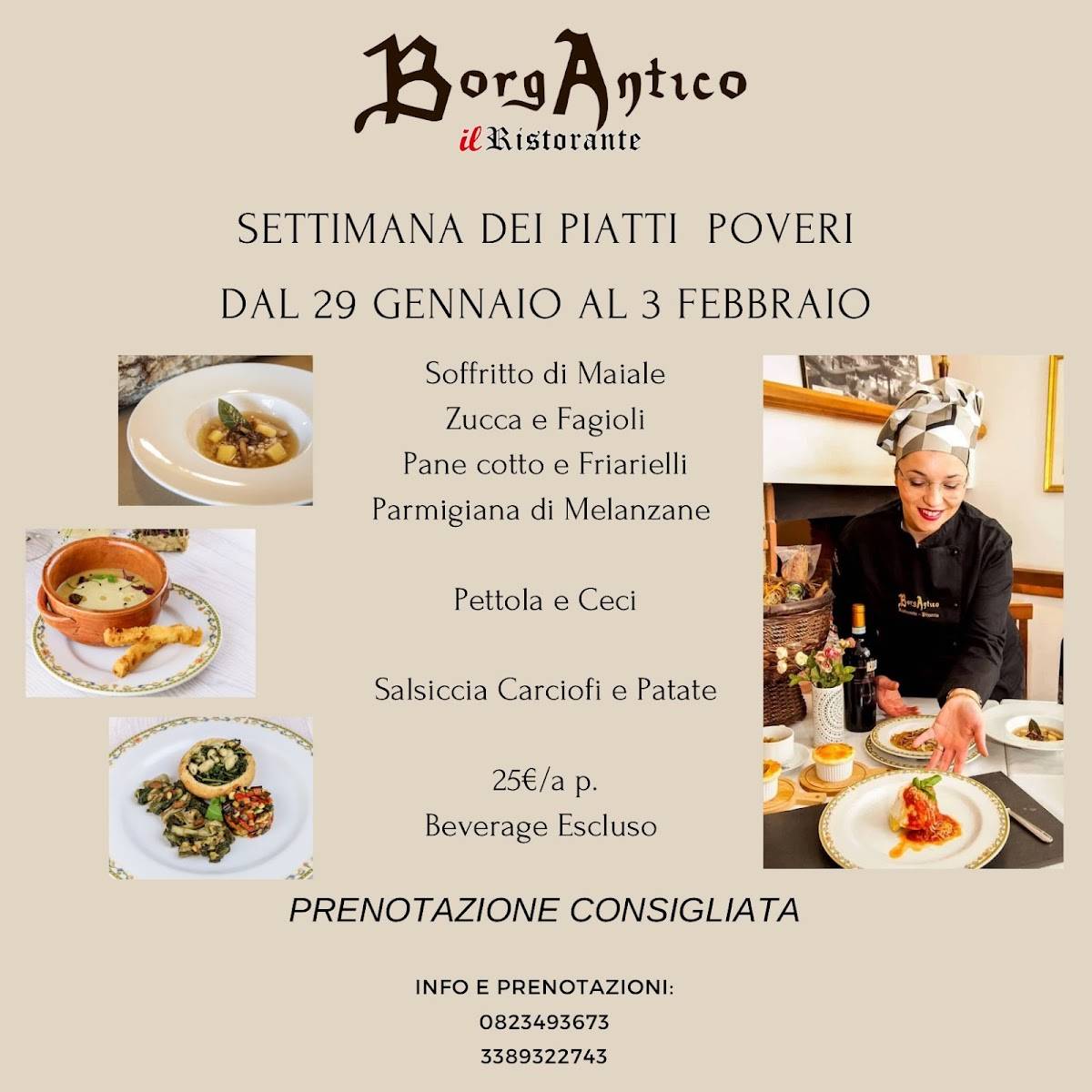 Menu di BorgAntico Il Ristorante 
