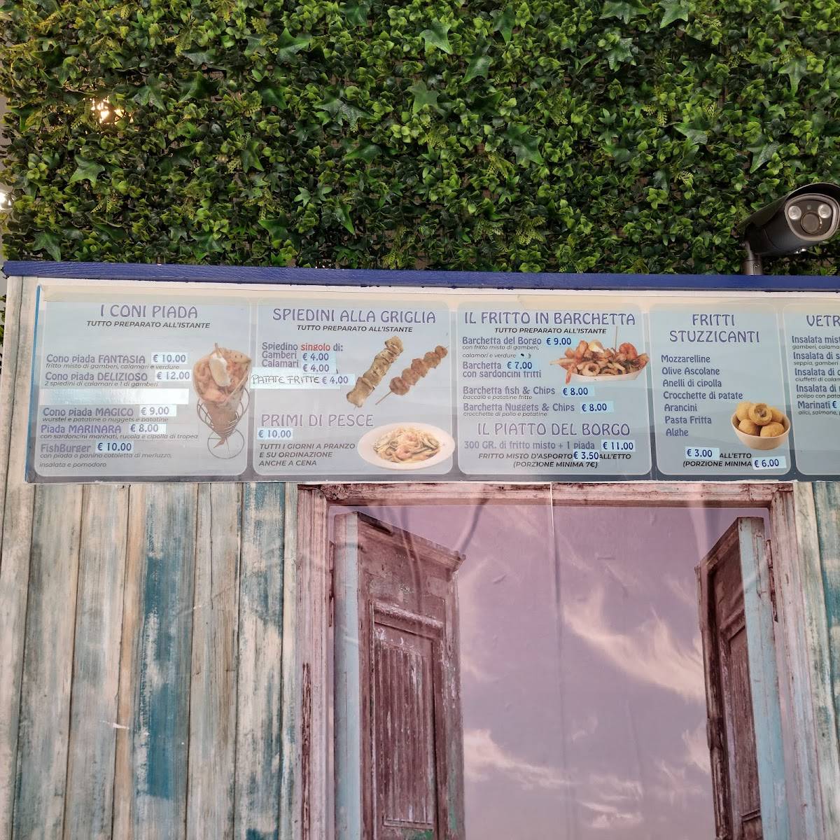 Menu di Borgo Fritto 