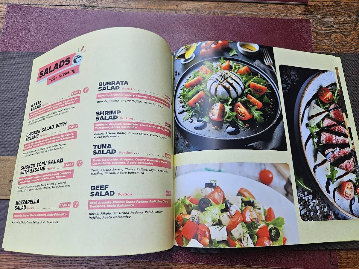 Menu di Bosso steak & burger house 