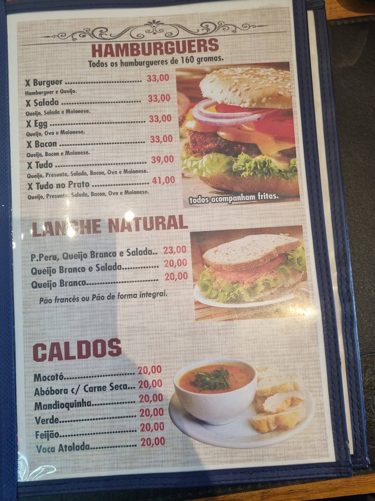 Boteco Garotinha cardápio