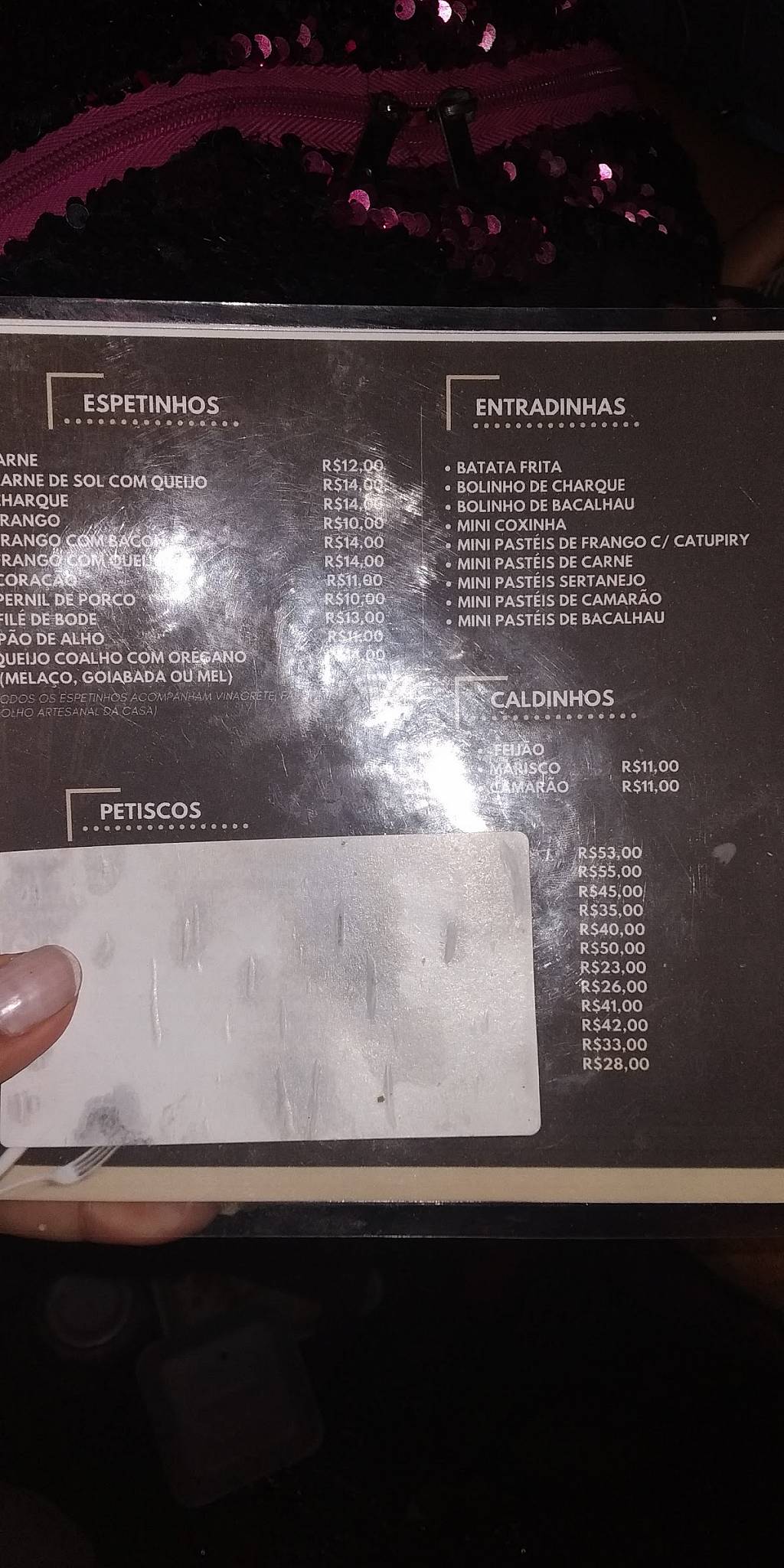Boteco Qual a Boa cardápio