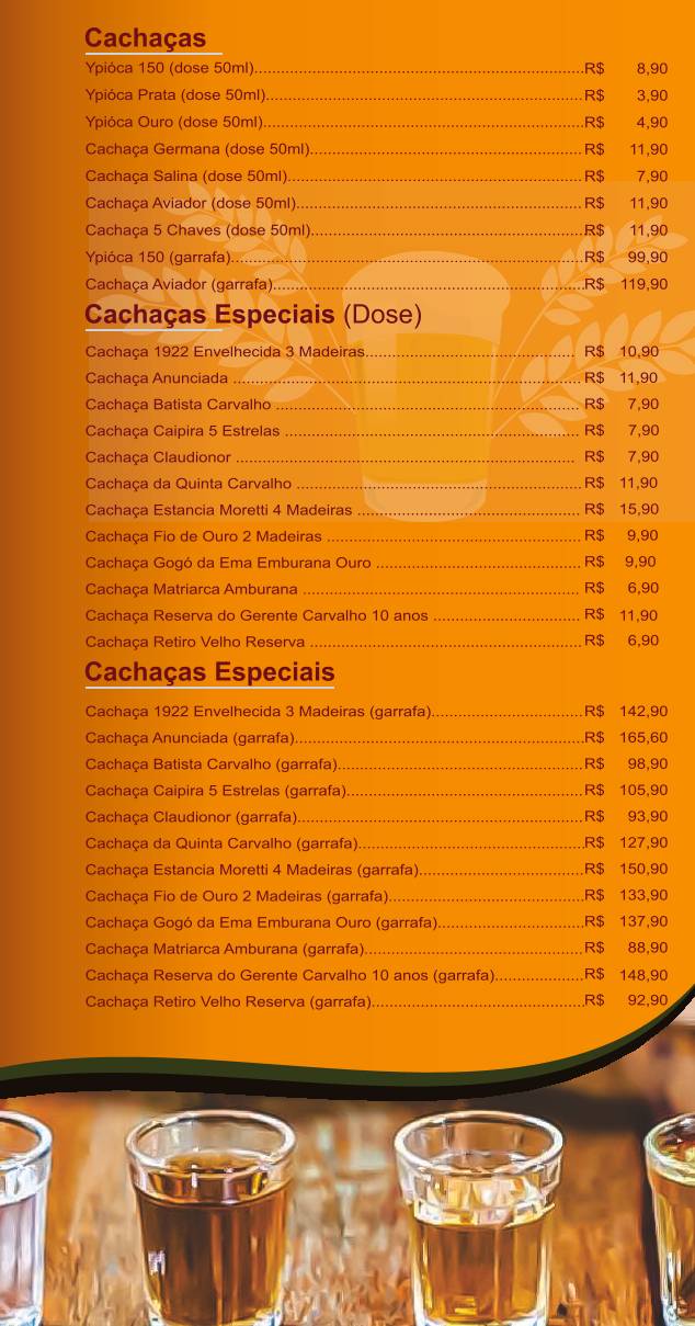 Boteco do Ciço cardápio