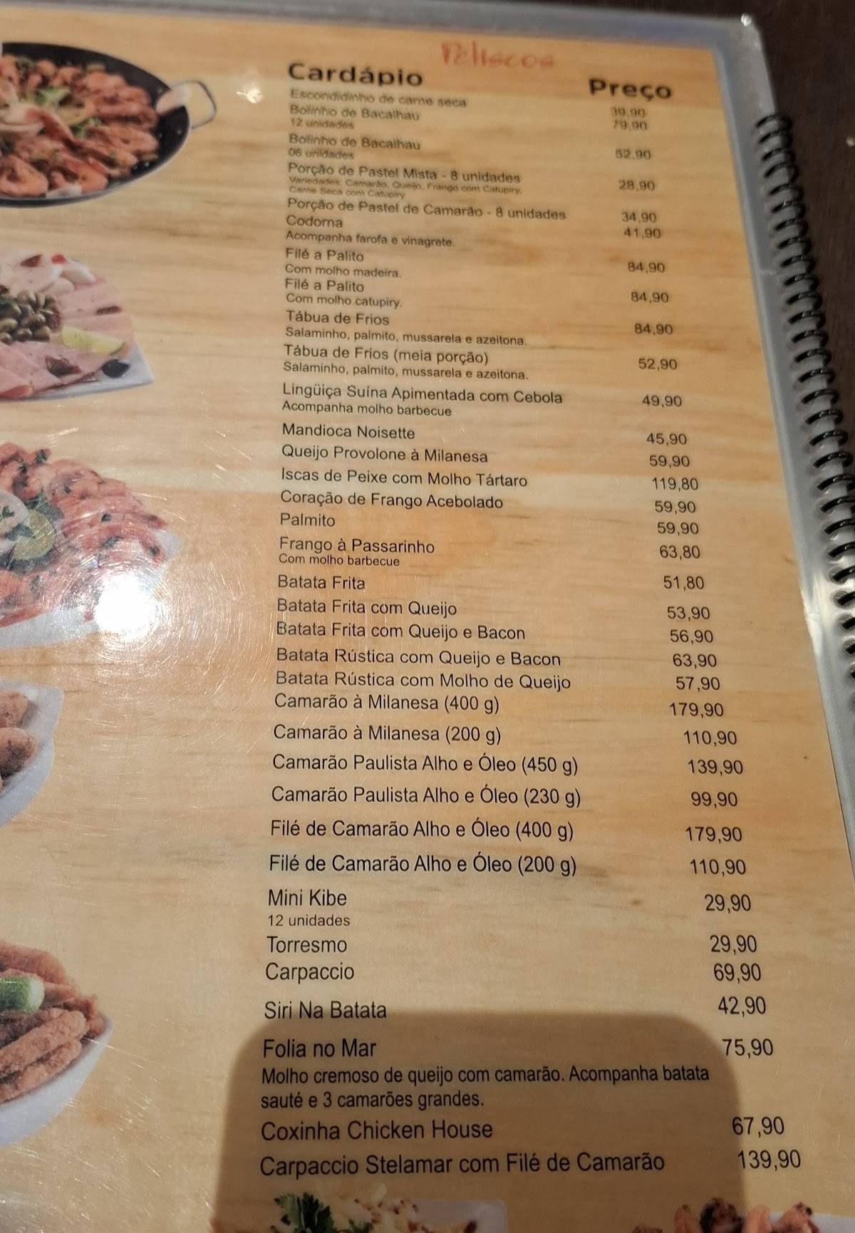 Beer House cardápio