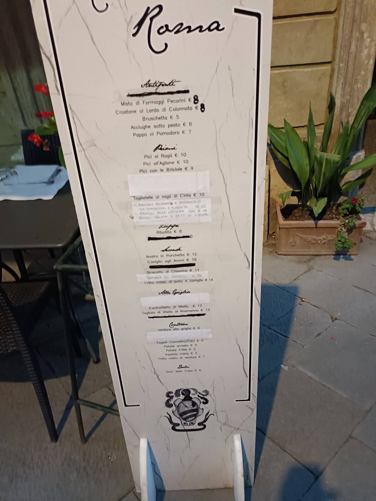 Menu di Ristorante Roma 