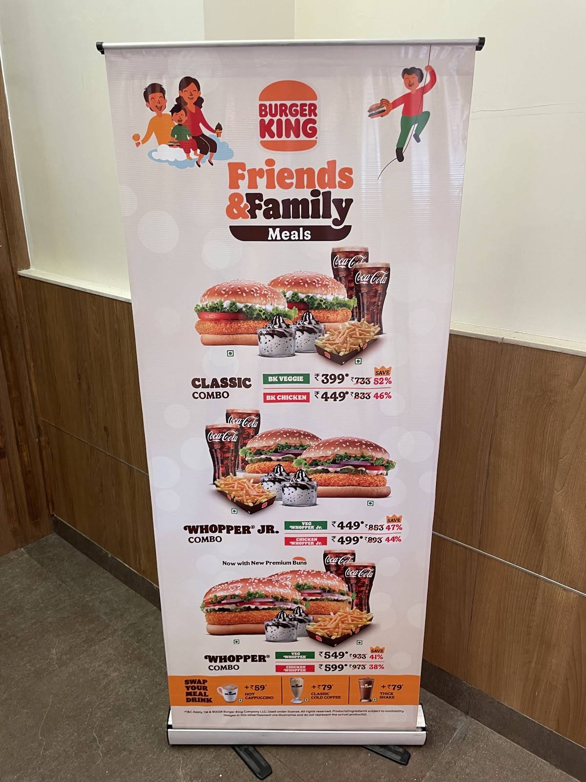 Burger King menu