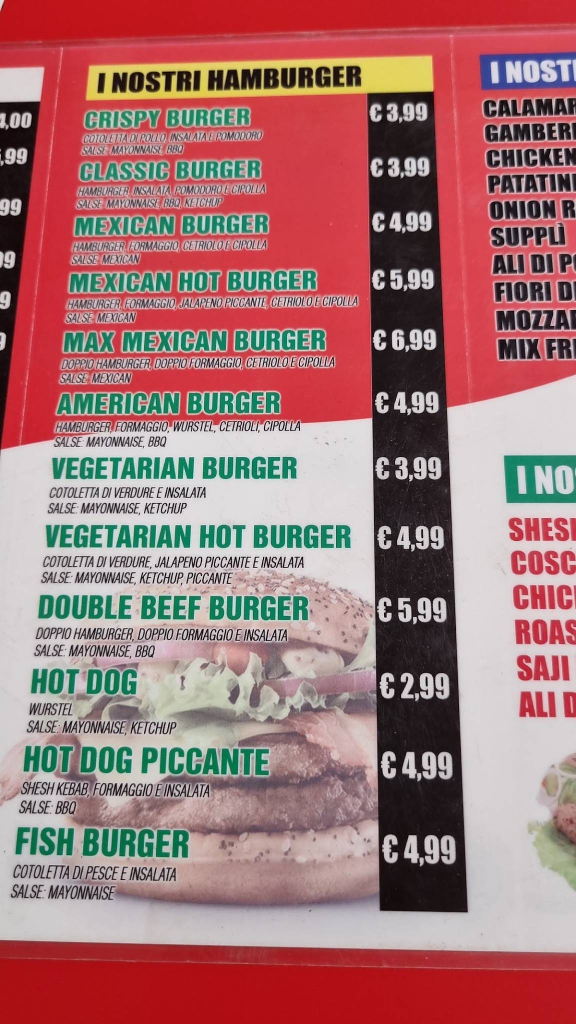 Menu di Burger Point 