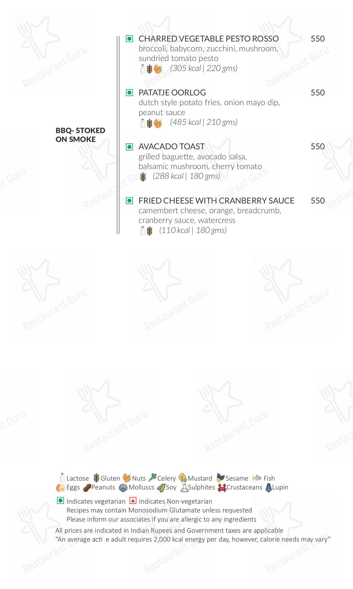 Menu for Buzz in Pune