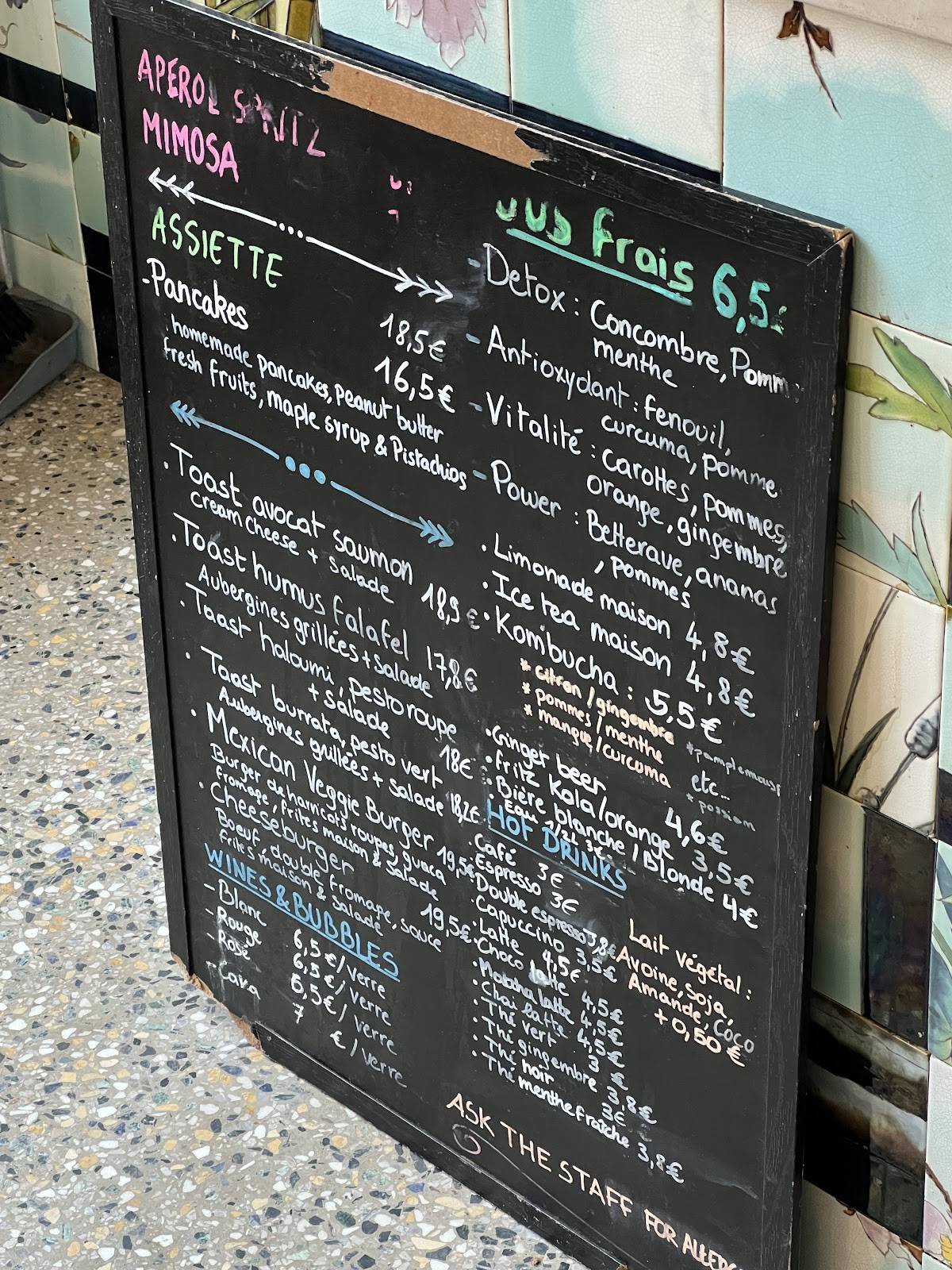 Menu de C H Y L