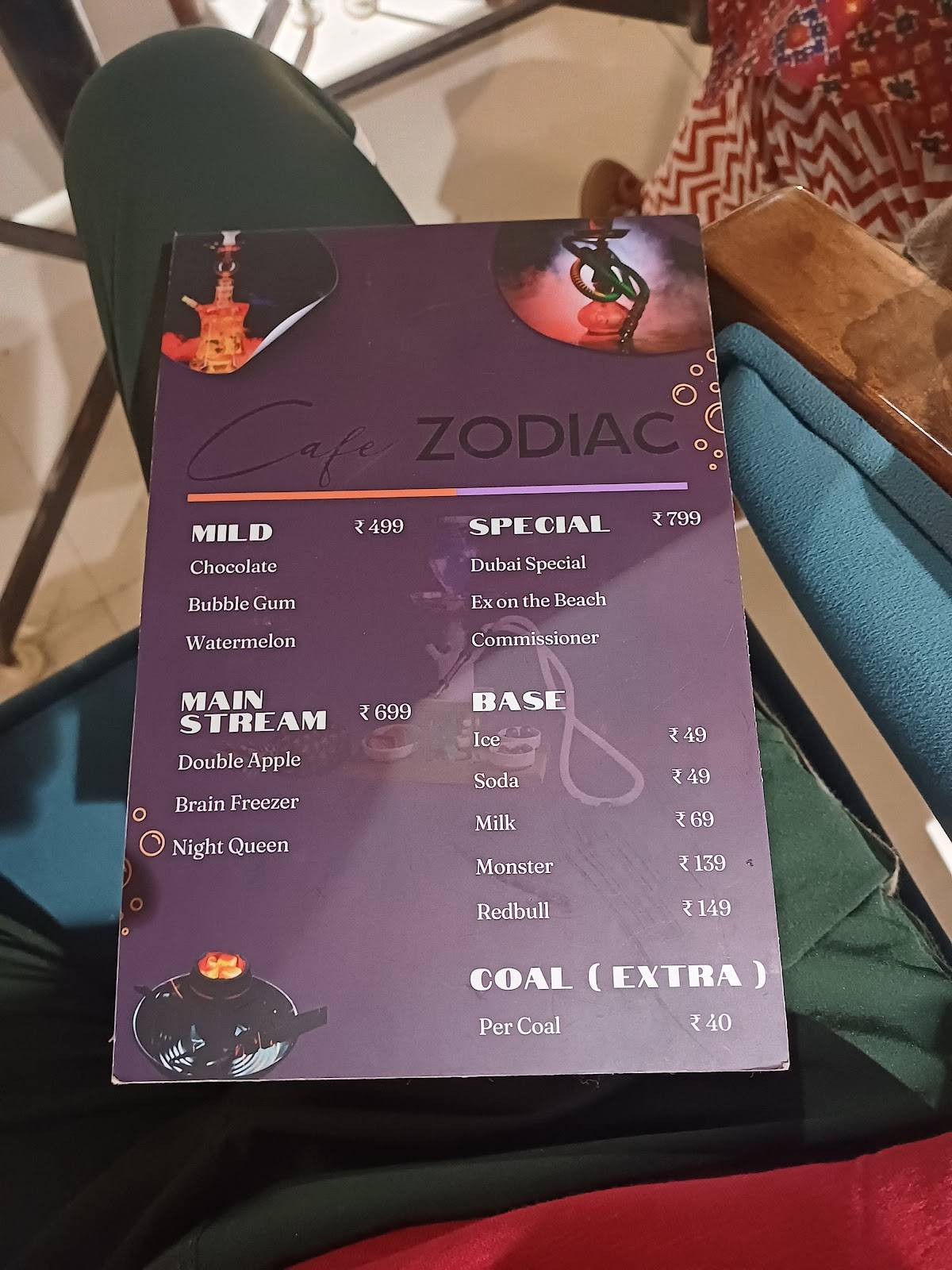 CAFE ZODIAC menu