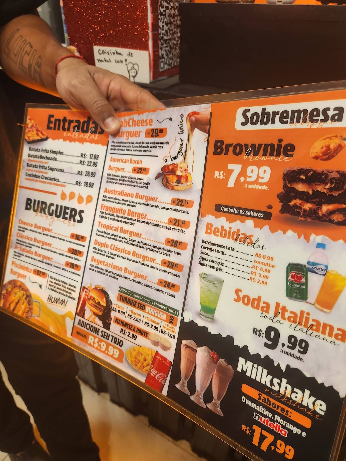 Cab Burger Taguatinga cardápio