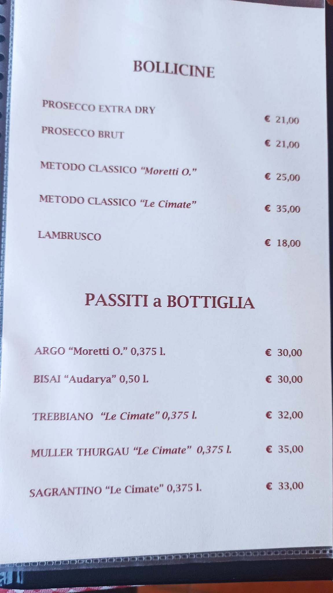 Menu di Caciosteria Umbra e… 