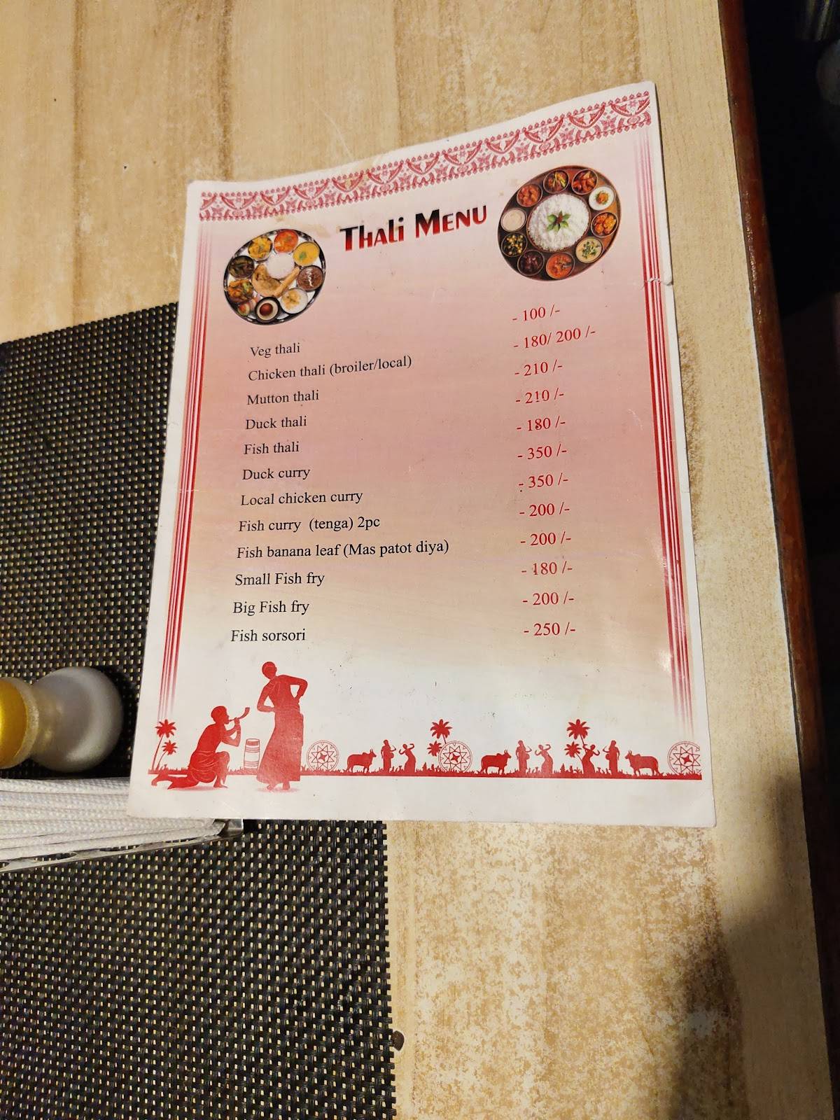 Cafe Axom menu