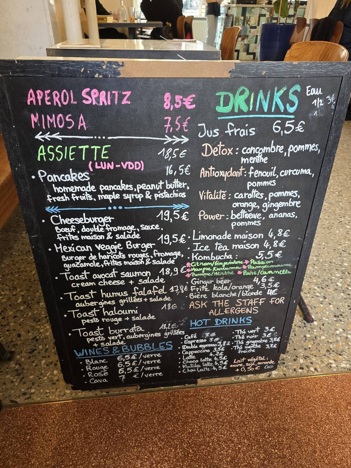 Menu de C H Y L