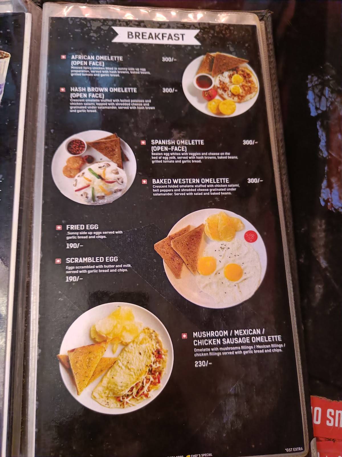 CAFE PETER - Kharadi menu