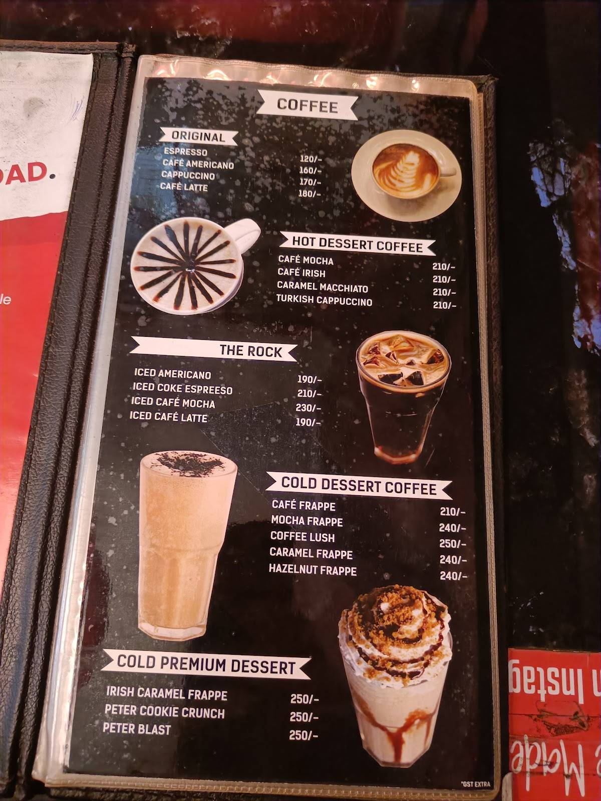 CAFE PETER - Kharadi menu