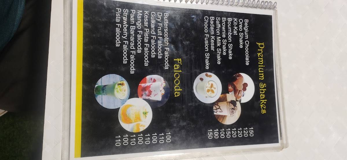 Cafe Villa menu