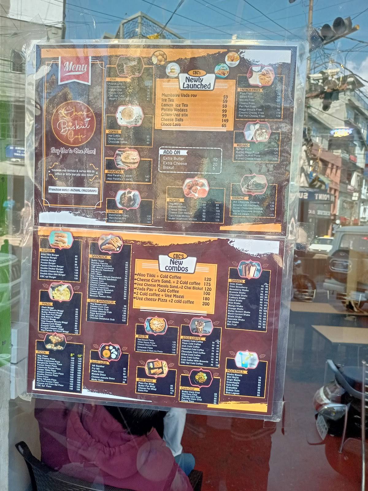 Chai Biskut Cafe menu