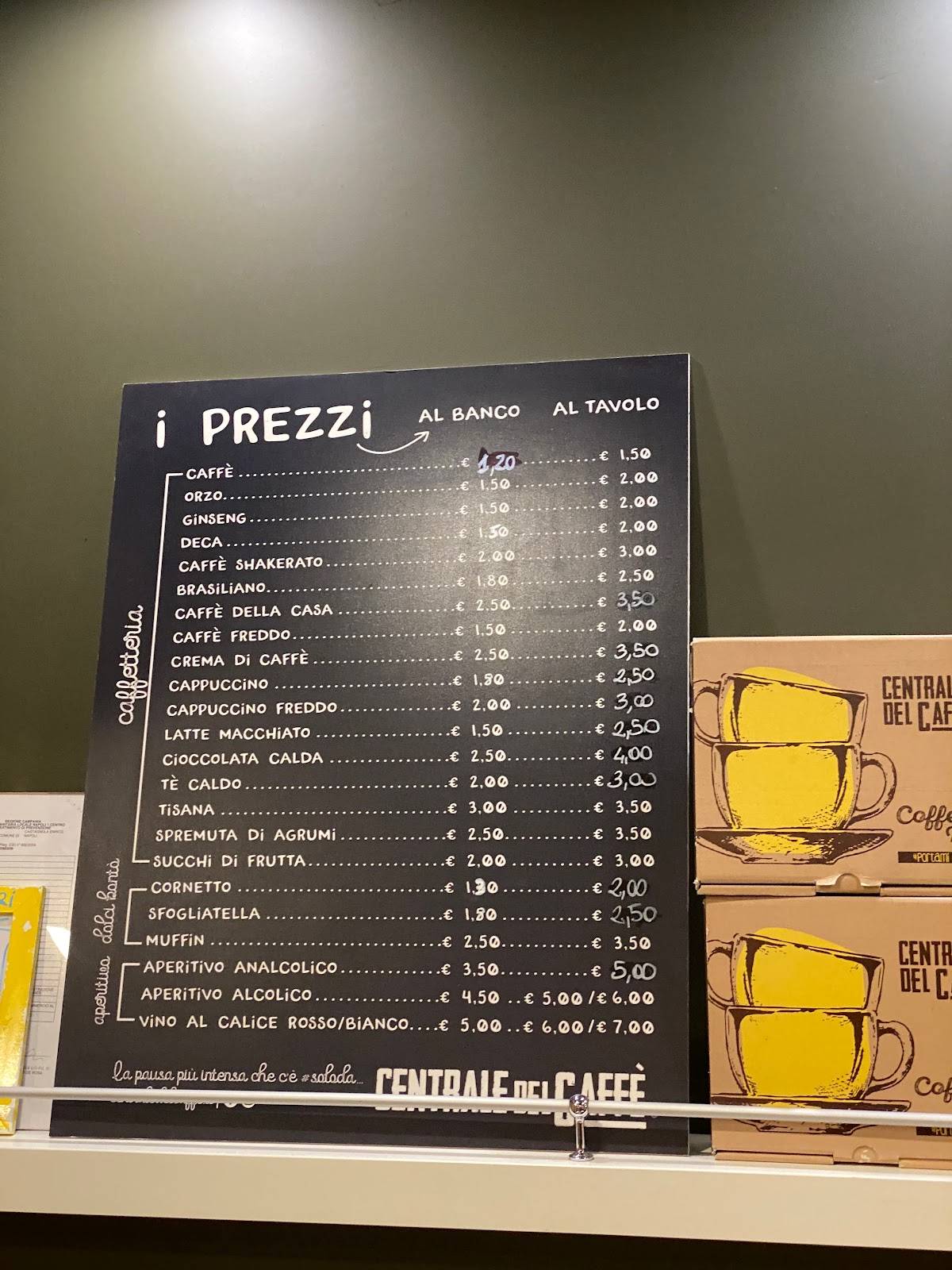 Menu di Centrale Del Caffe 