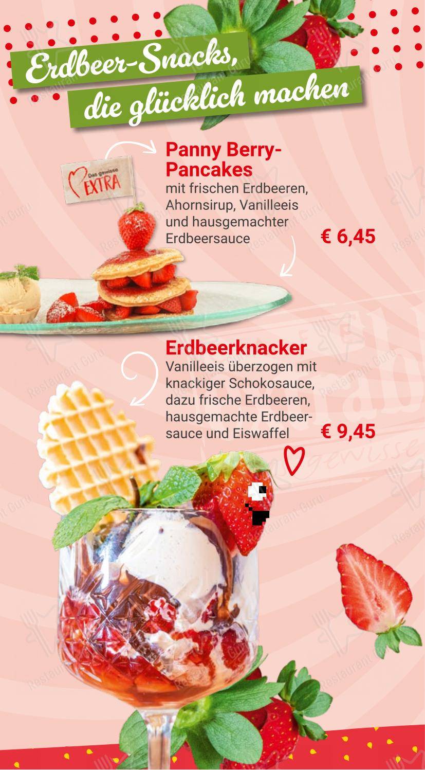 Коктейльная карта pour Cafe Extrablatt Köln Eigelstein pub et bar