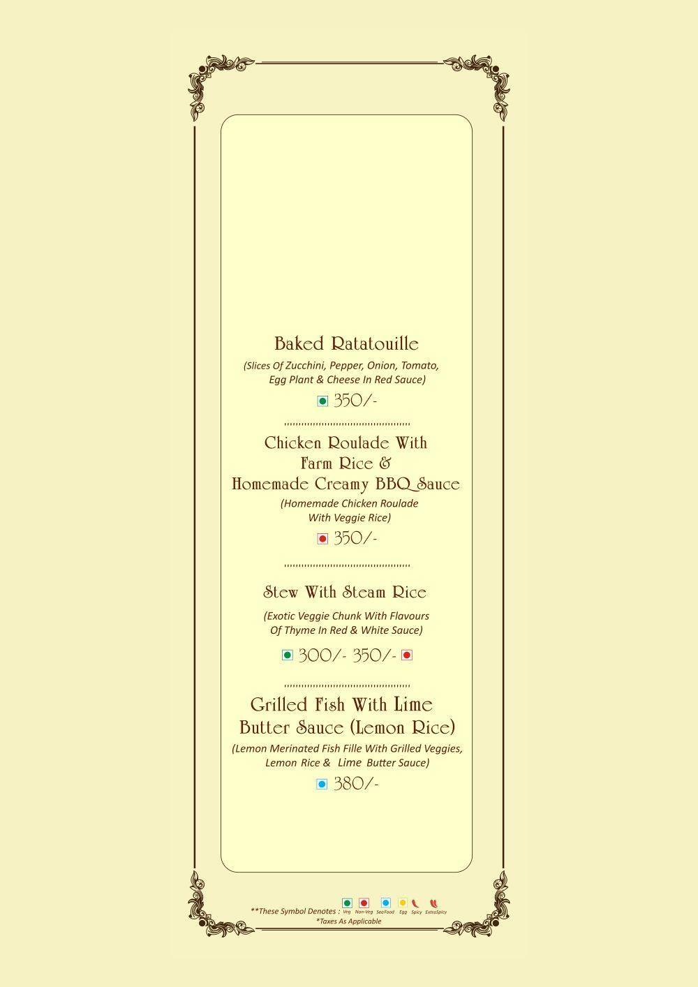 FREITO Cafe & Restaurant menu