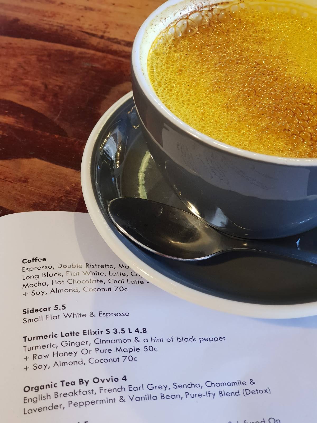 Menu at Glee Coffee Roasters Chapman cafe, Wyong, The Chapman Building