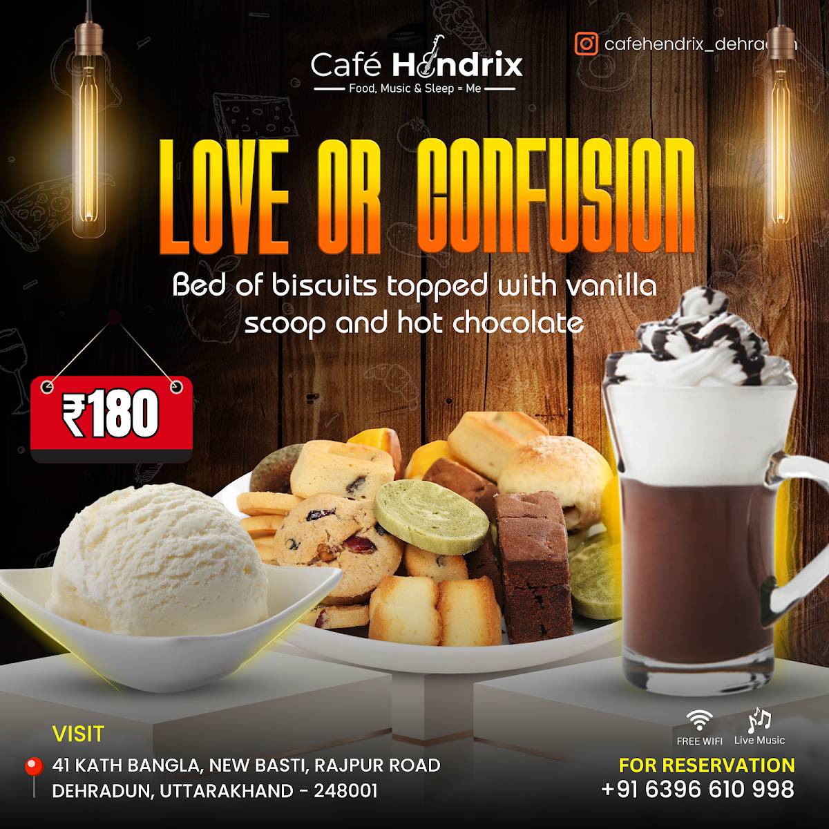 Café Hendrix Best Cafe Continental, Chinese, North Indian, Biryani, Kebab menu