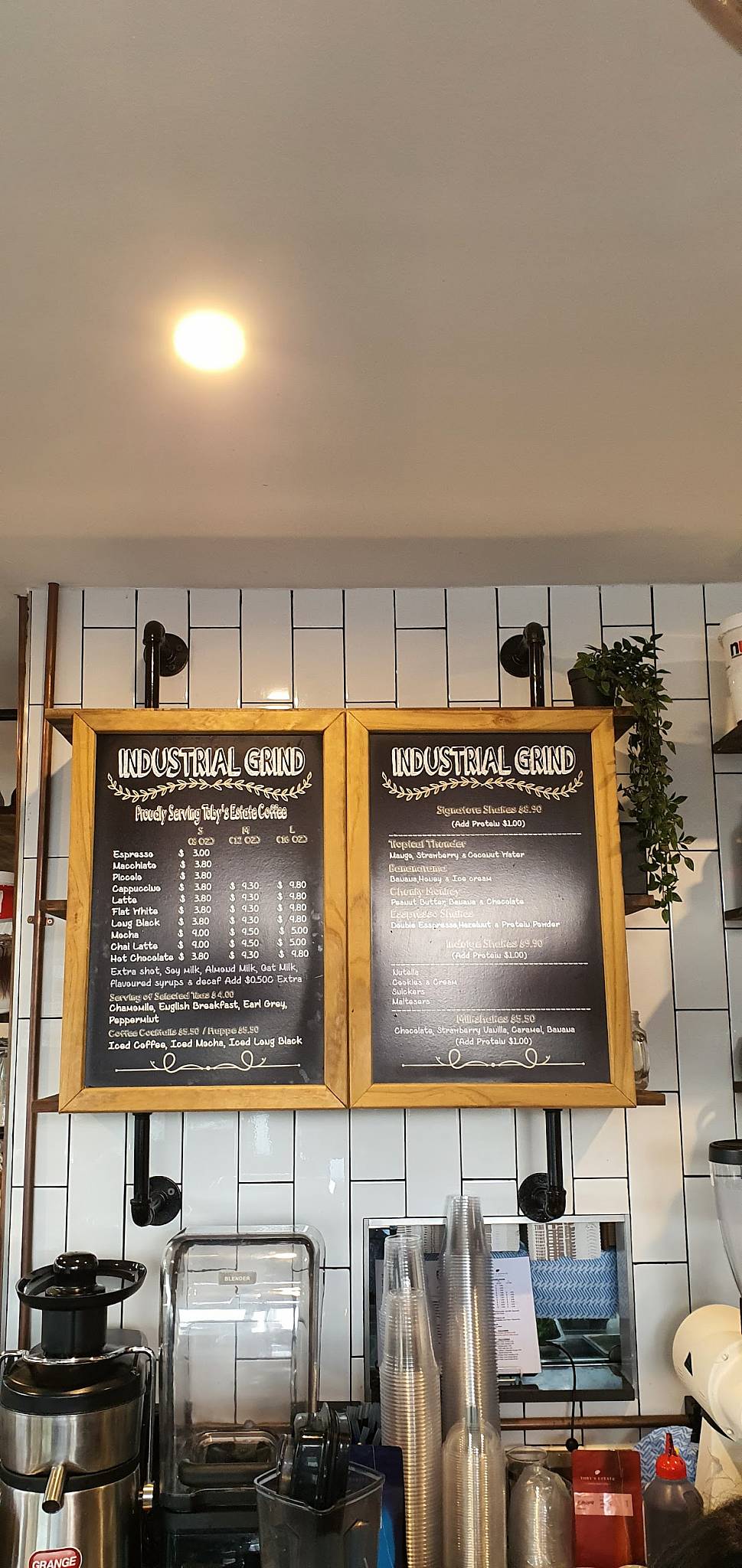 Menu at Industrial Grind Cafe, Arndell Park