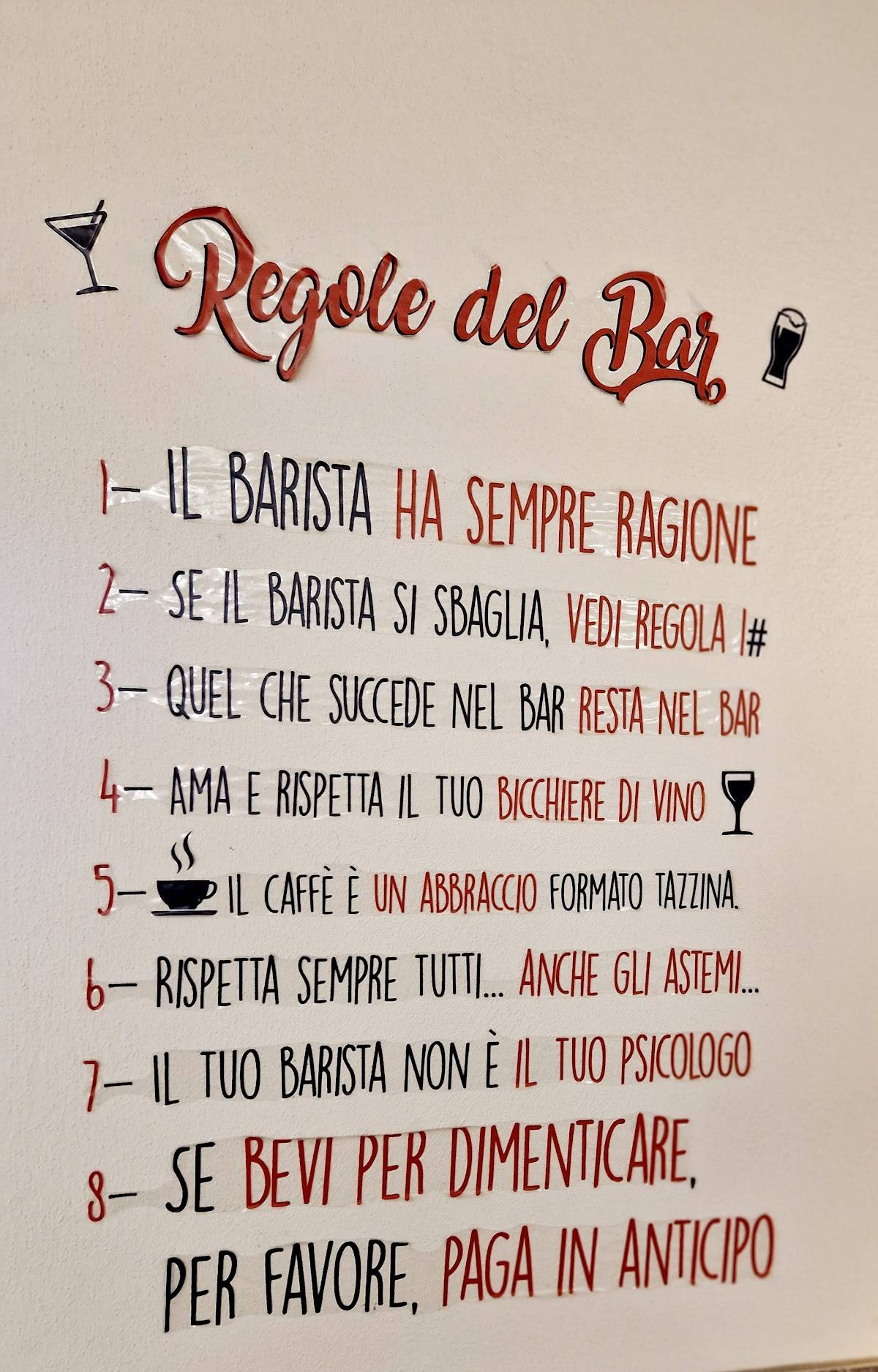 Menu di Cafè Martinat 