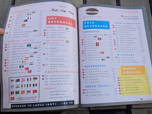 Mark's Cafe-Diner menu