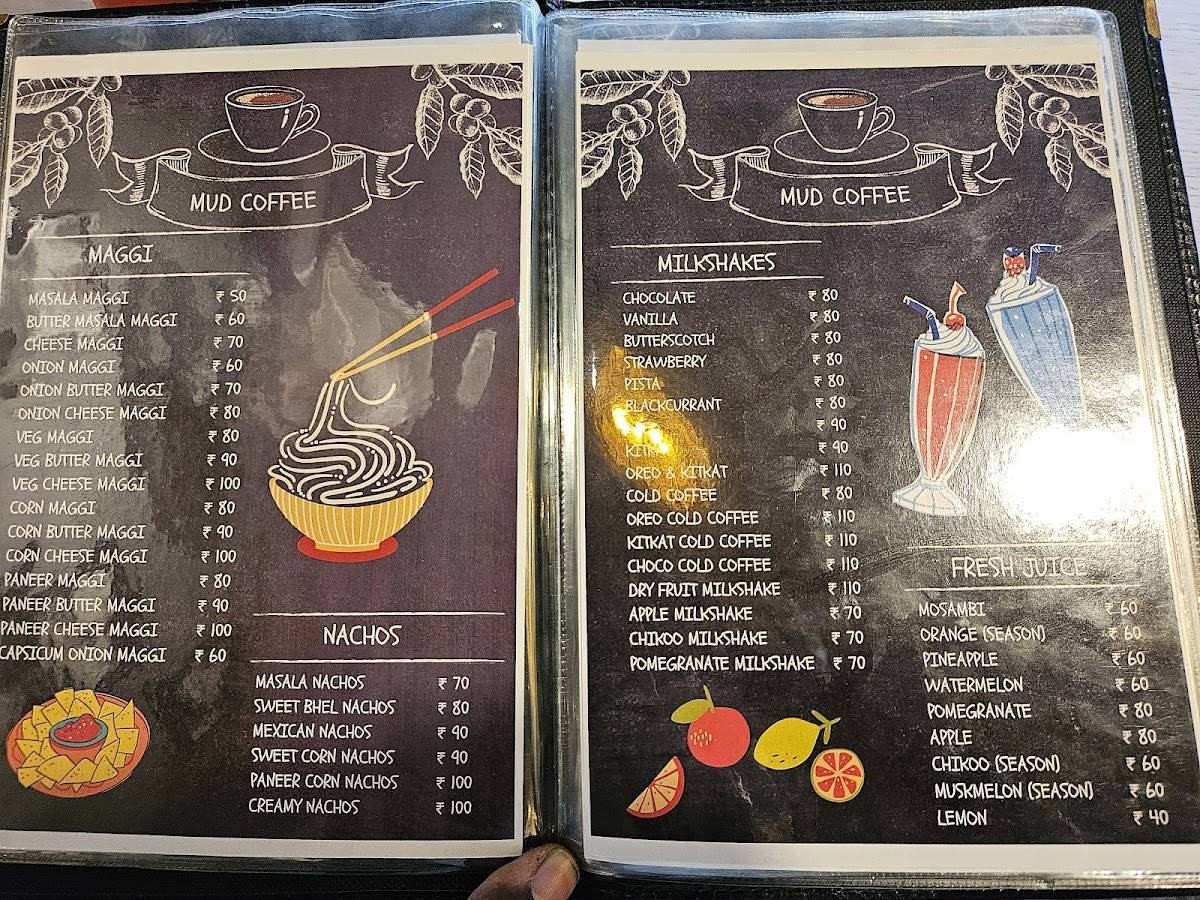 Mud Coffee (Jaganmohan Palace) menu