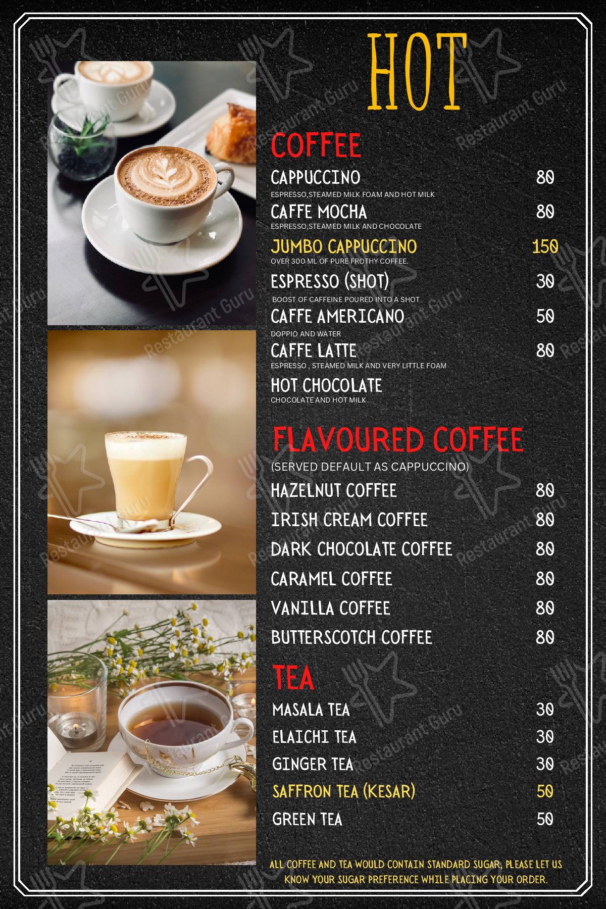 Cafe On the Rocks Pithoragarh menu