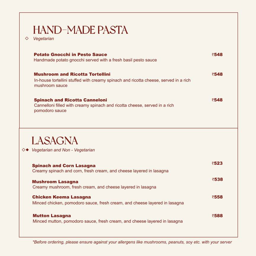 Roastery Coffee House C Scheme menu