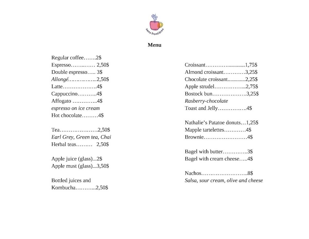 restaurant la renaissance sans frontières