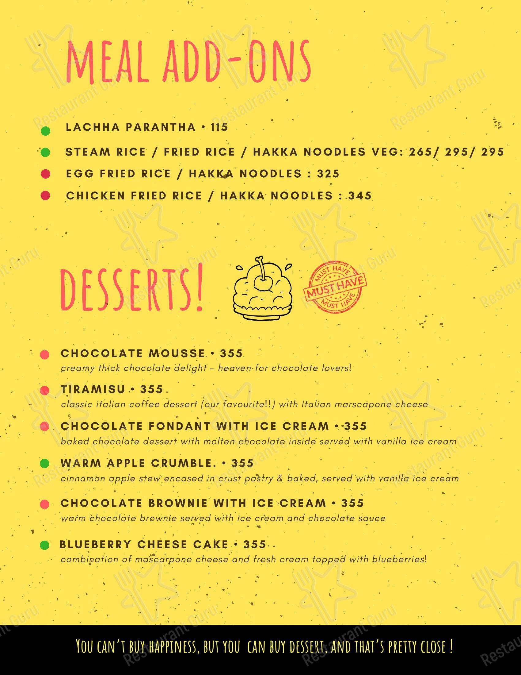 Cafe Simla Times : Cafe, Biergarten & Bar on the Mall Road Shimla ( Awarded Most Instagrammable Cafe of Himachal) in Shimla - Menu