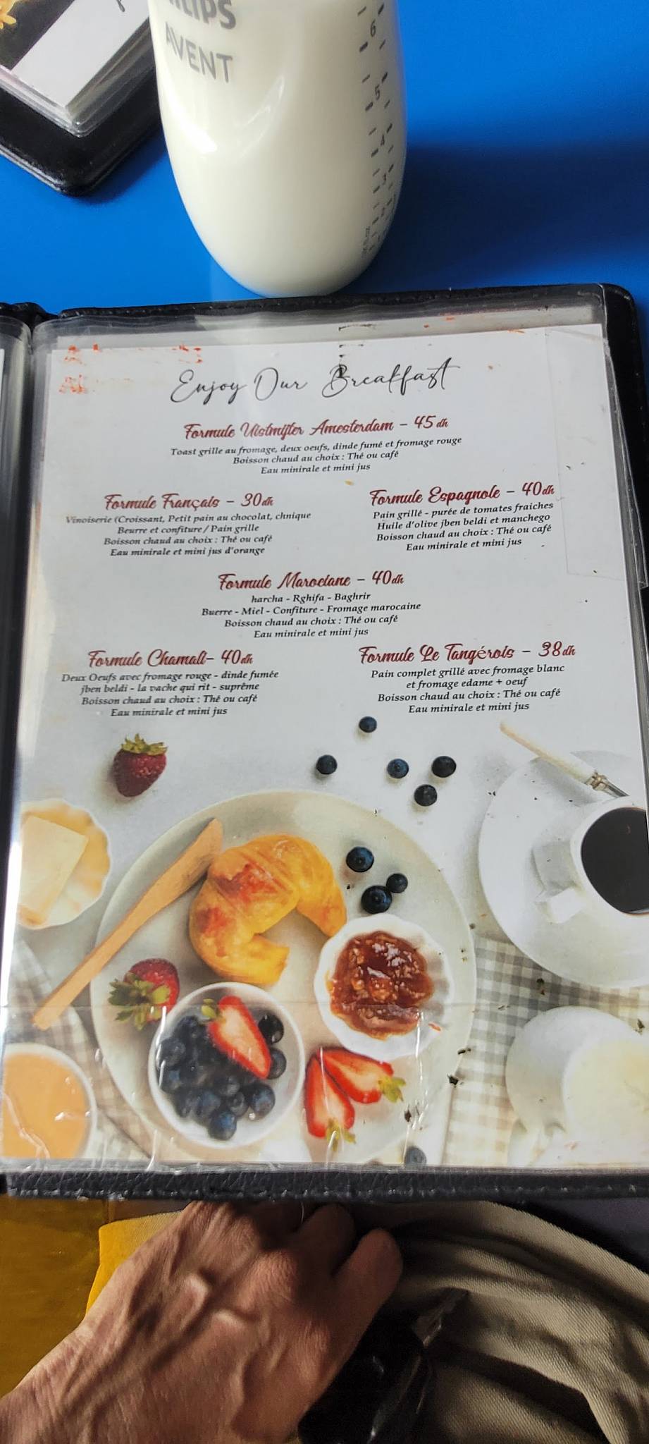 Menu de Café Snack Troya Castillejos