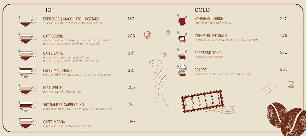 The Bakery Next Door menu