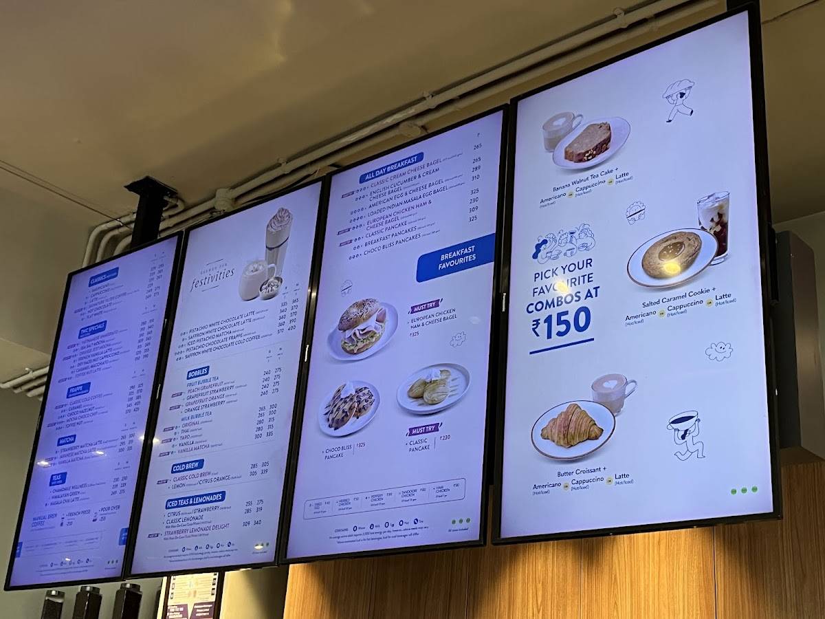 Third Wave Coffee menu