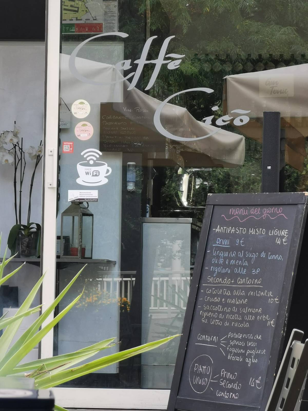 Menu di Caffè Cicò 