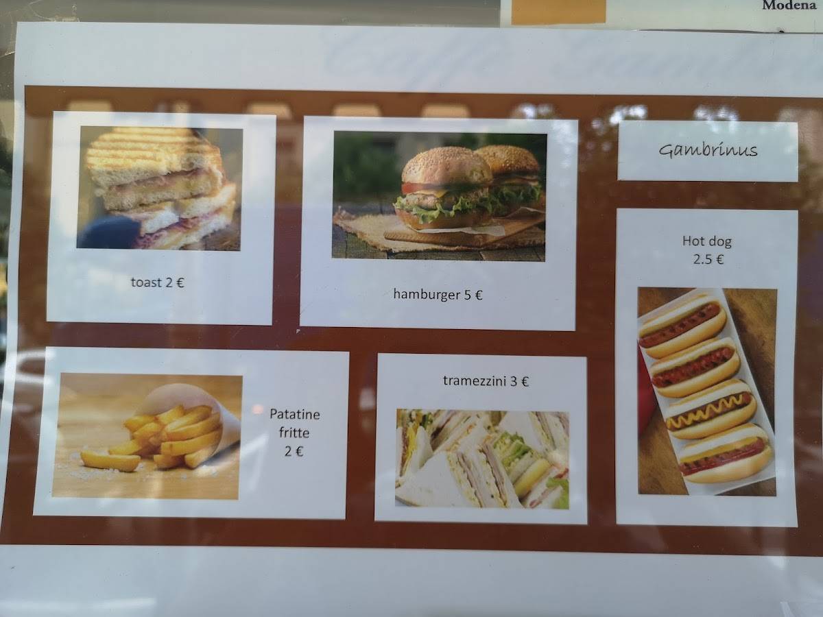 Menu di Caffè Gambrinus 