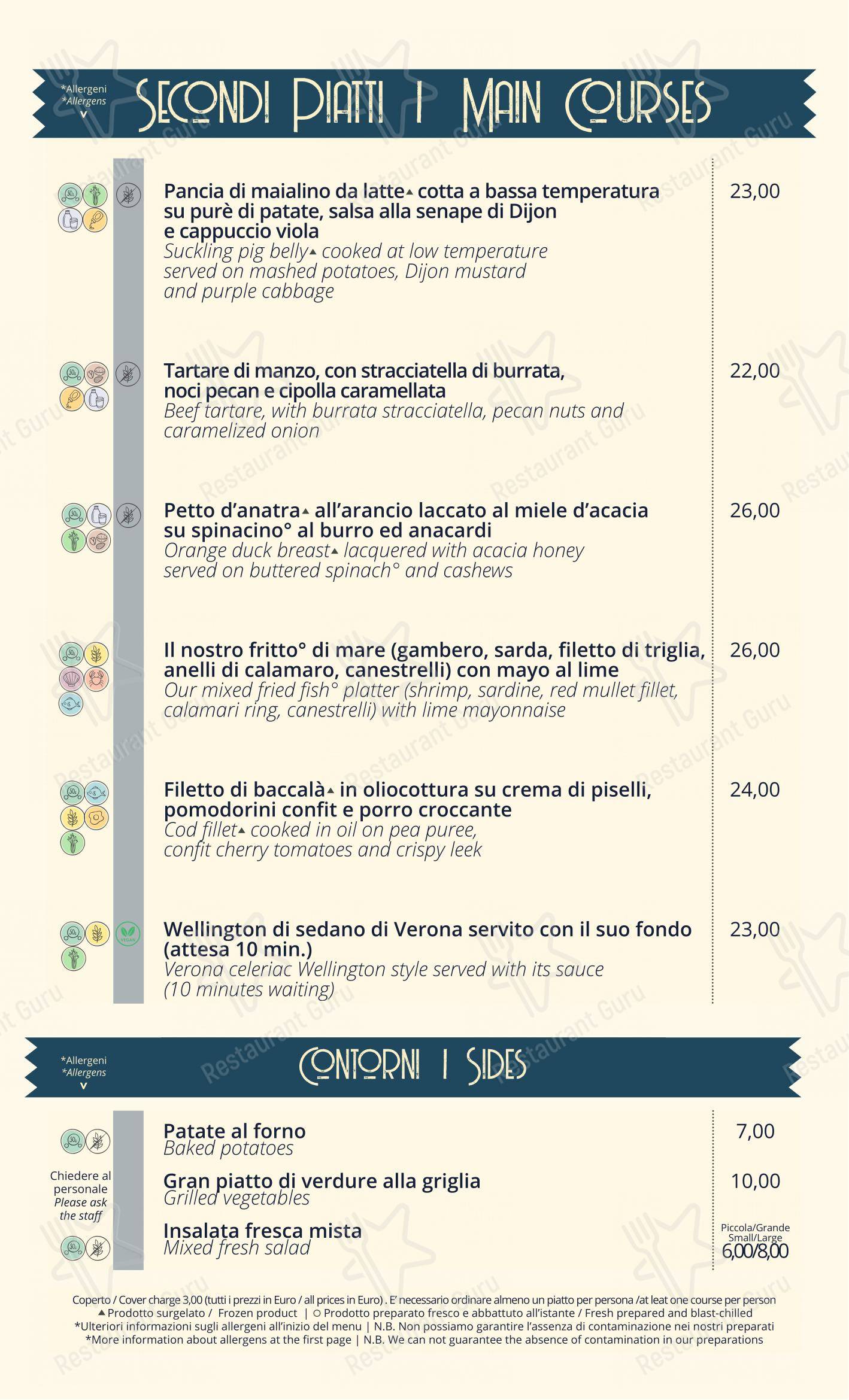 Menu di Caffè Monte Baldo - Menu