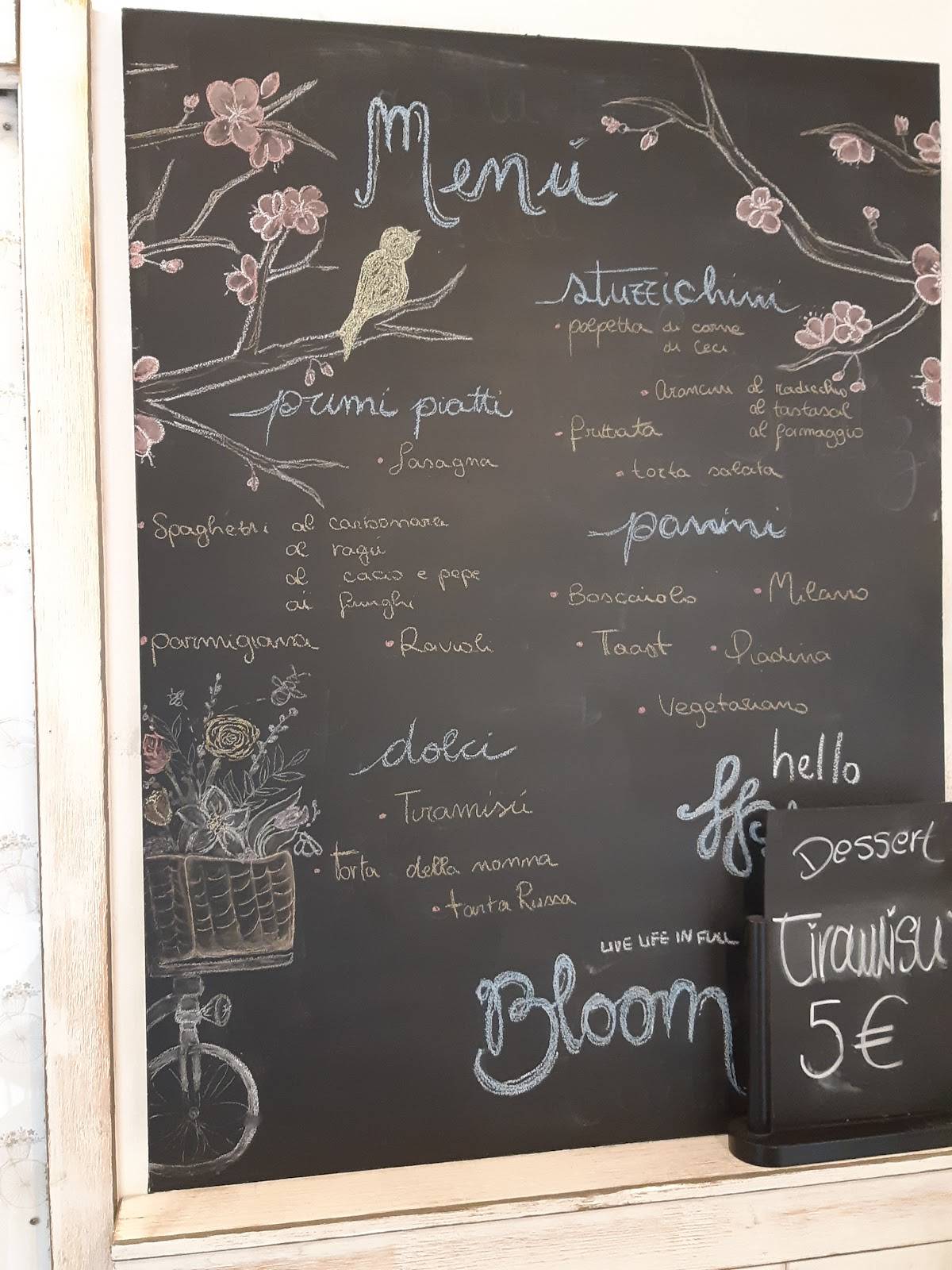 Menu di Caffè & Parole 