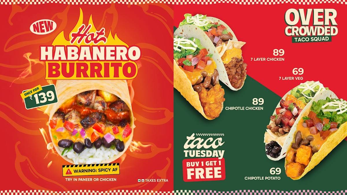 California Burrito Mexican Kitchen @ GSM Mall Miyapur menu