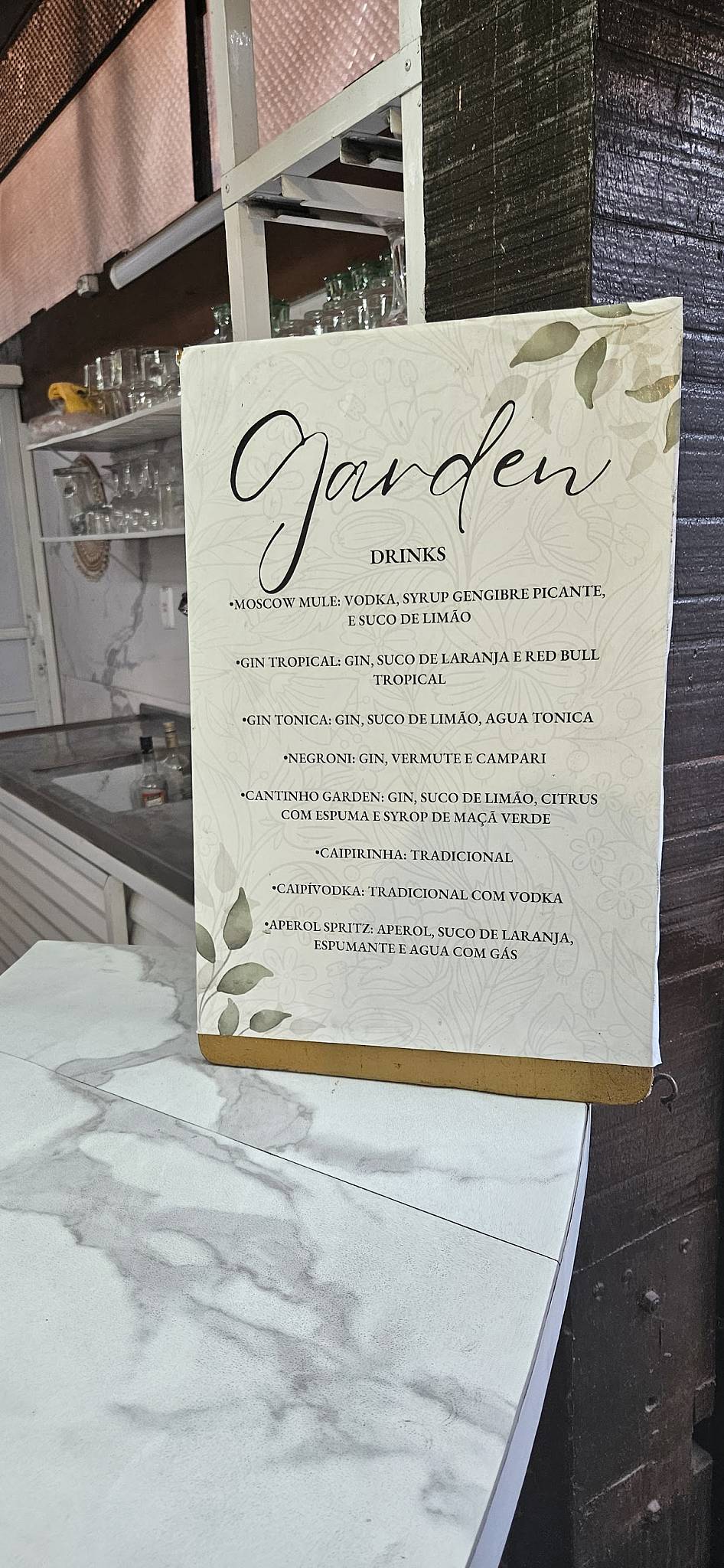 Cantinho de Minas cardápio